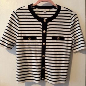 Striped Black and White Shirt